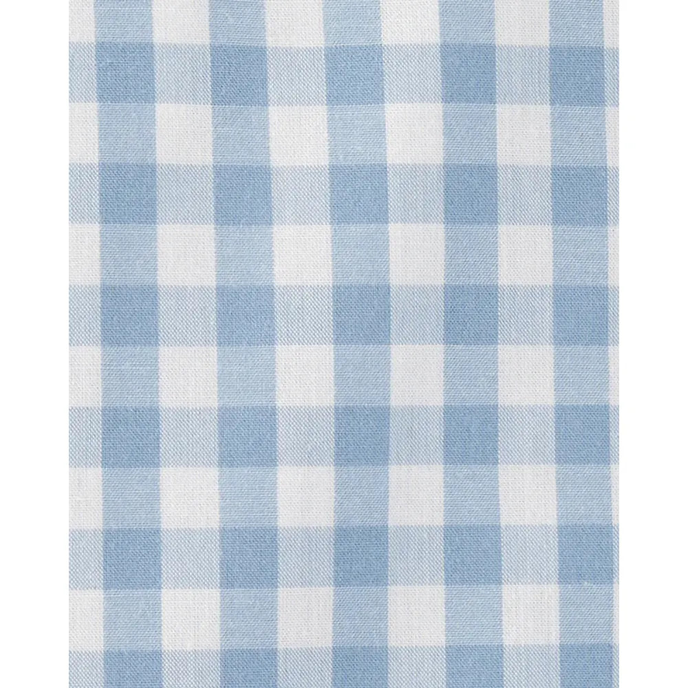 Camisa de cuadros de algodón para niño Carter's - Azul