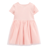 Robe Tutu à Manches Courtes Fille Carter's - Rose Lapin