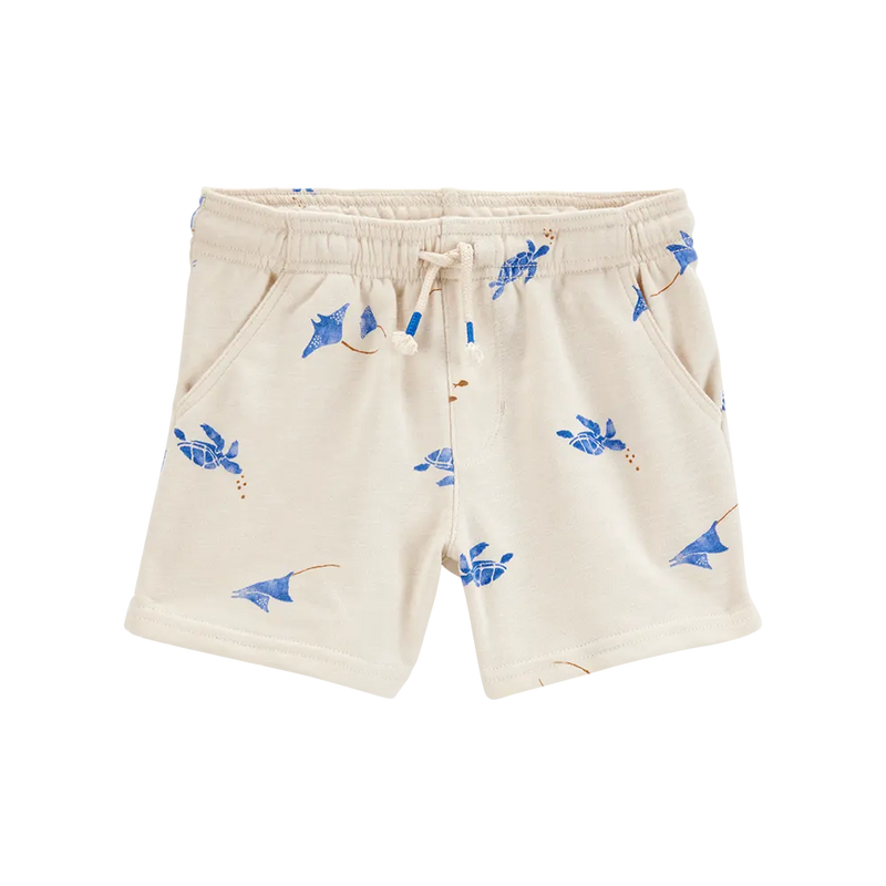Short de felpa para niño Carter's - Marinero marfil