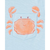 Ensemble t-shirt et short crabe garçon