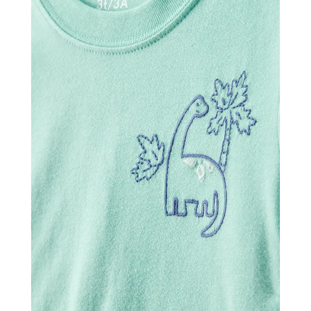 Ensemble t-shirt et short dinosaure garçon (2-5 ans)