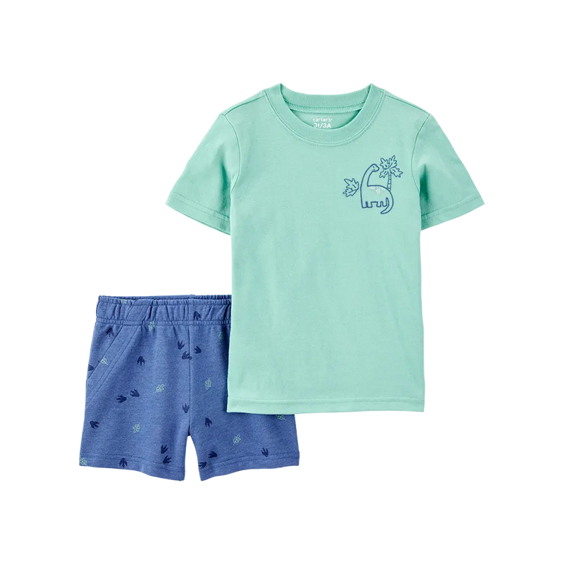 T-shirt & Short Garçon Carter's - Dinosaure