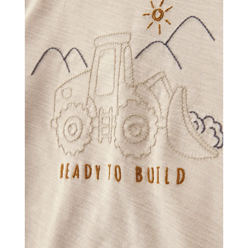 Ensemble t-shirt et short garçon - Construction