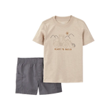 Ensemble t-shirt et short garçon - Construction