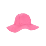 Chapeau de bain réversible fille - Rose/Blanc