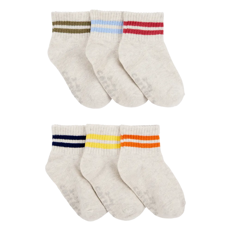 Carter's Boy's 6-Pack Striped Socks