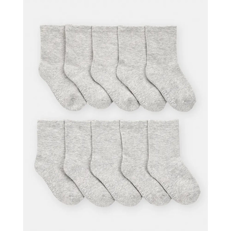 Carter's Boy's 10-Pack Socks - Gray