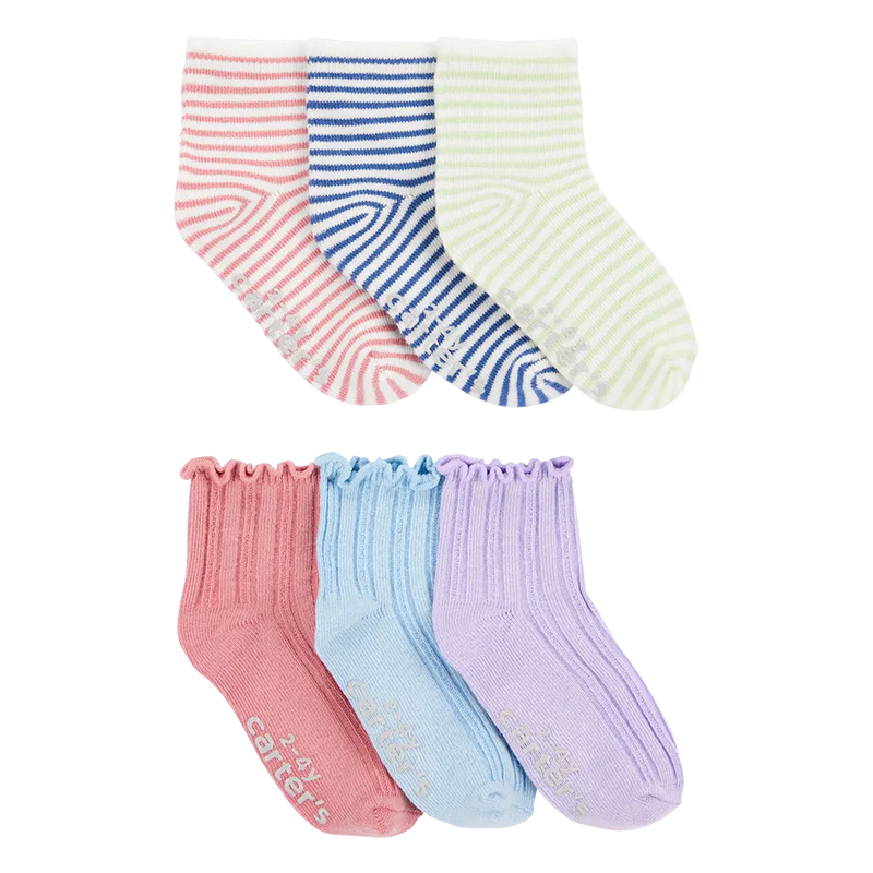 Carter's Girl's 6-Pack Socks