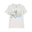 T-shirt dinosaure à manches courtes garçon - Gris