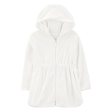 Cache-maillot à Capuche Fille Carter's - Blanc