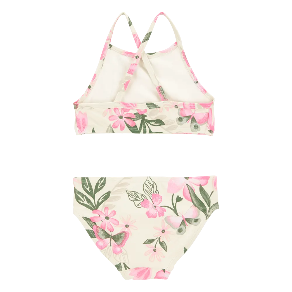 Maillot de Bain 3 Pièces Anti-UV Fille Carter's - Floral Rose