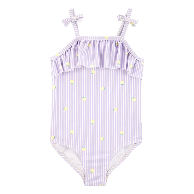 Traje de baño para niña Carter's - Rayas y limón