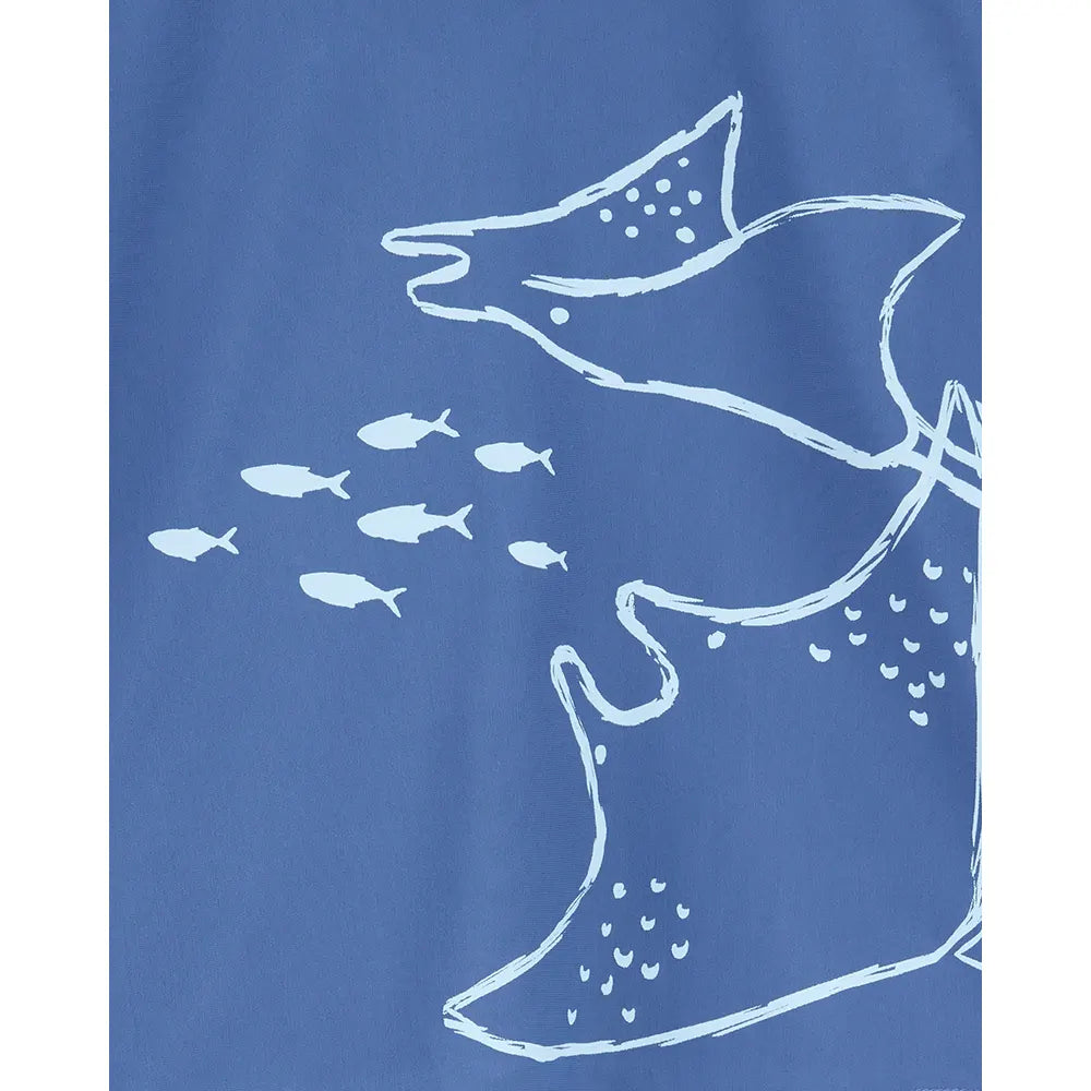 Traje de baño de 2 piezas anti-UV para niño Carter's - Azul
