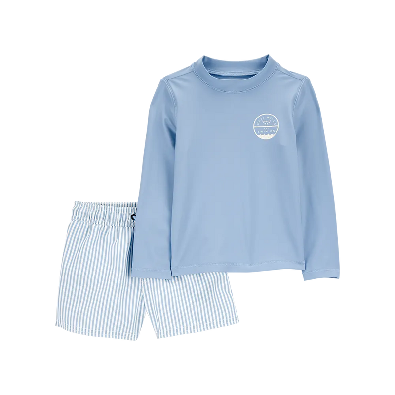 Maillot de Bain 2 Pièces Anti-UV Garçon Carter's - Bleu