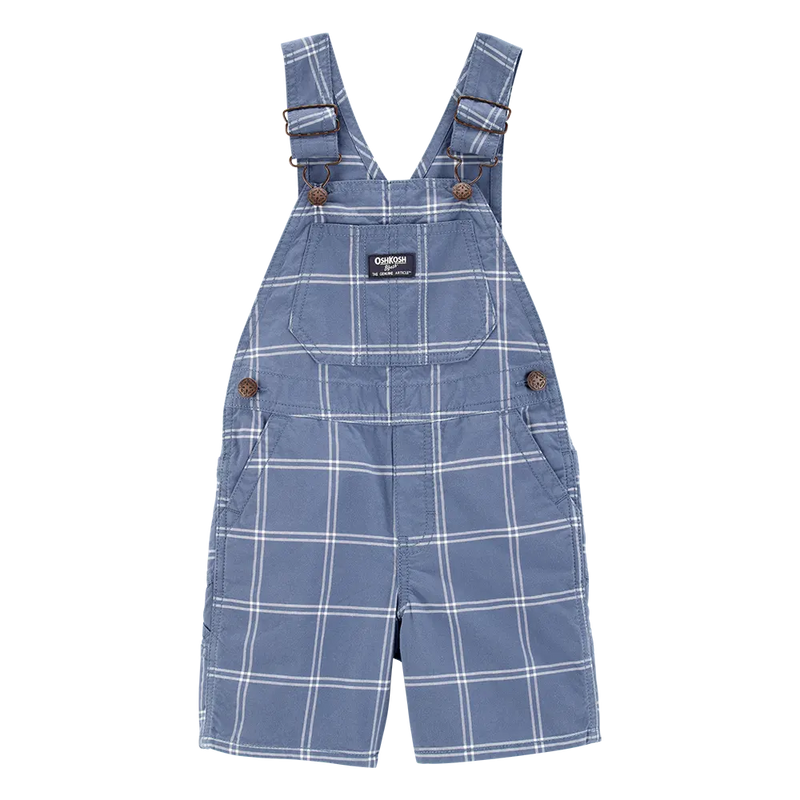 Salopette Courte à Carreaux Garçon OshKosh