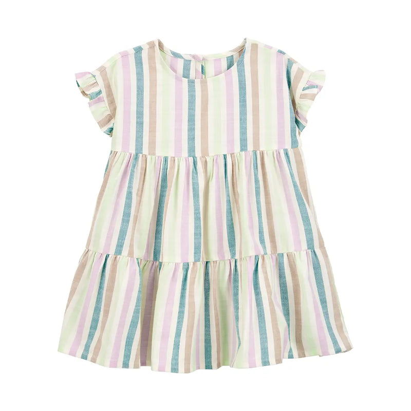 Robe Étagée Rayée Carter's - Multi