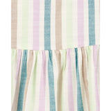 Robe Étagée Rayée Carter's - Multi
