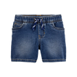 Short en jean à enfiler pour garçon - Bleu marine