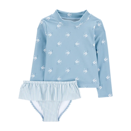 Ensemble maillot de bain anti-UV 2 pièces fille