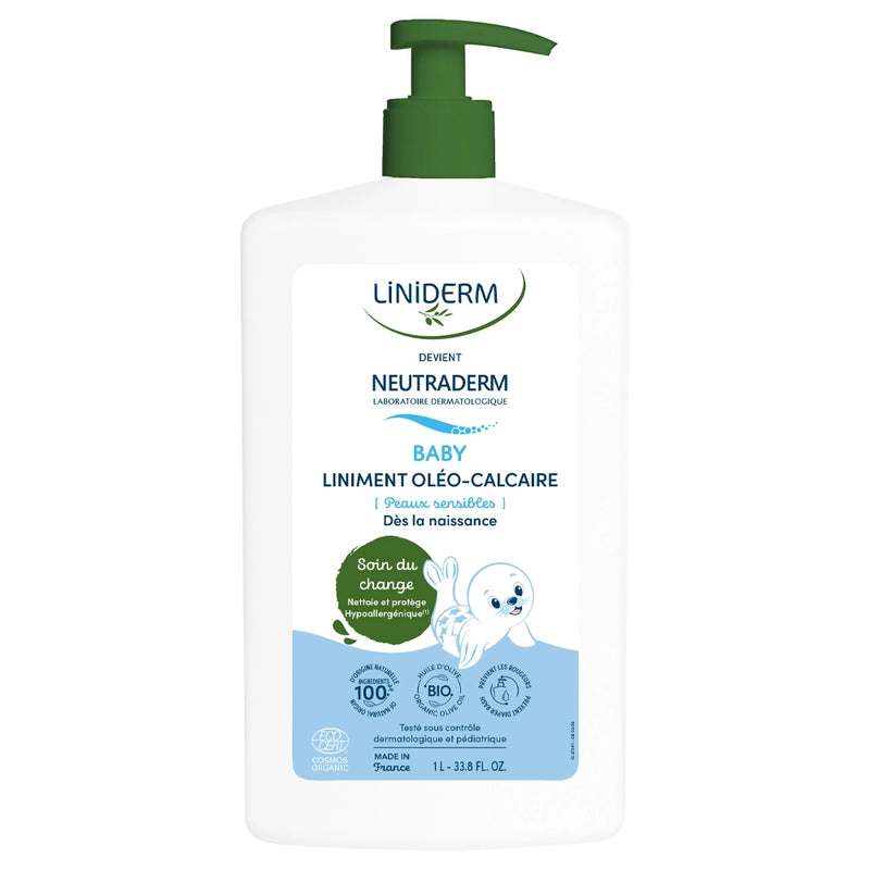 Neutraderm Liniderm Liniment Oléo-Calcaire Stabilisé Pompe - 1L