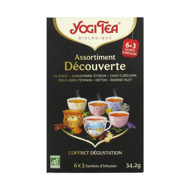 Surtido de descubrimiento Yogi Tea 17 bolsitas