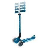 Globber Primo Foldable Plus Lights Scooter - Pastel Blue