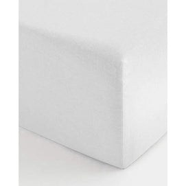Bambidou Drap Housse Blanc 90x200 cm