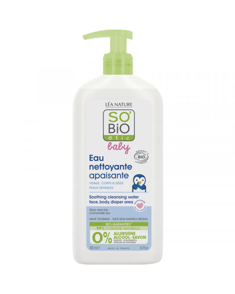 SO BIO BABY Soothing CleYearsing Water - 500ml