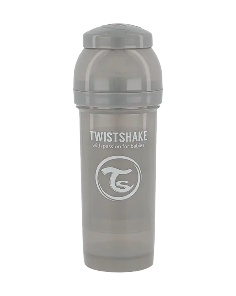 Offre : 1 Biberon Anti-Colique Twistshake 260ml - Gris = 2 Gratuits!