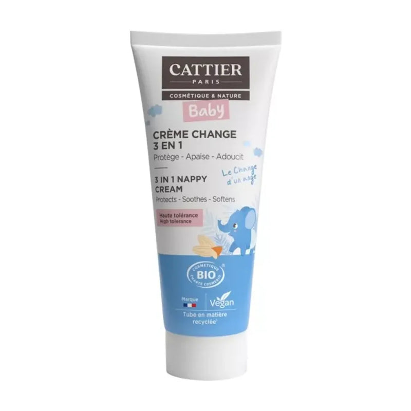 Cattier Baby Crème Change 3en1 Bio – 75ml