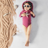 Shems Kids Combinaison Anti-UV Raiponce - Rose