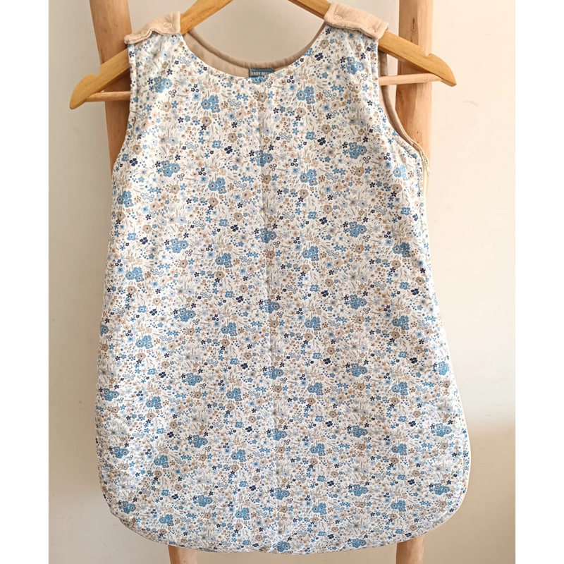 Baby Bulle Gigoteuse Pour Bébé - Fleuri Bleu & Beige – TOG 3