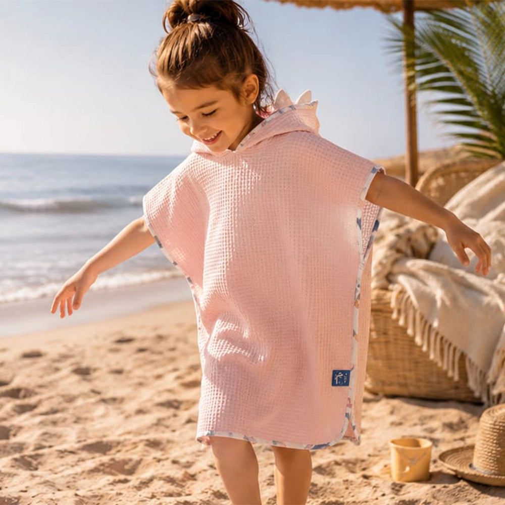 Baby Bulle Ponchos Rose