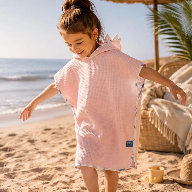 Baby Bulle Ponchos Rose