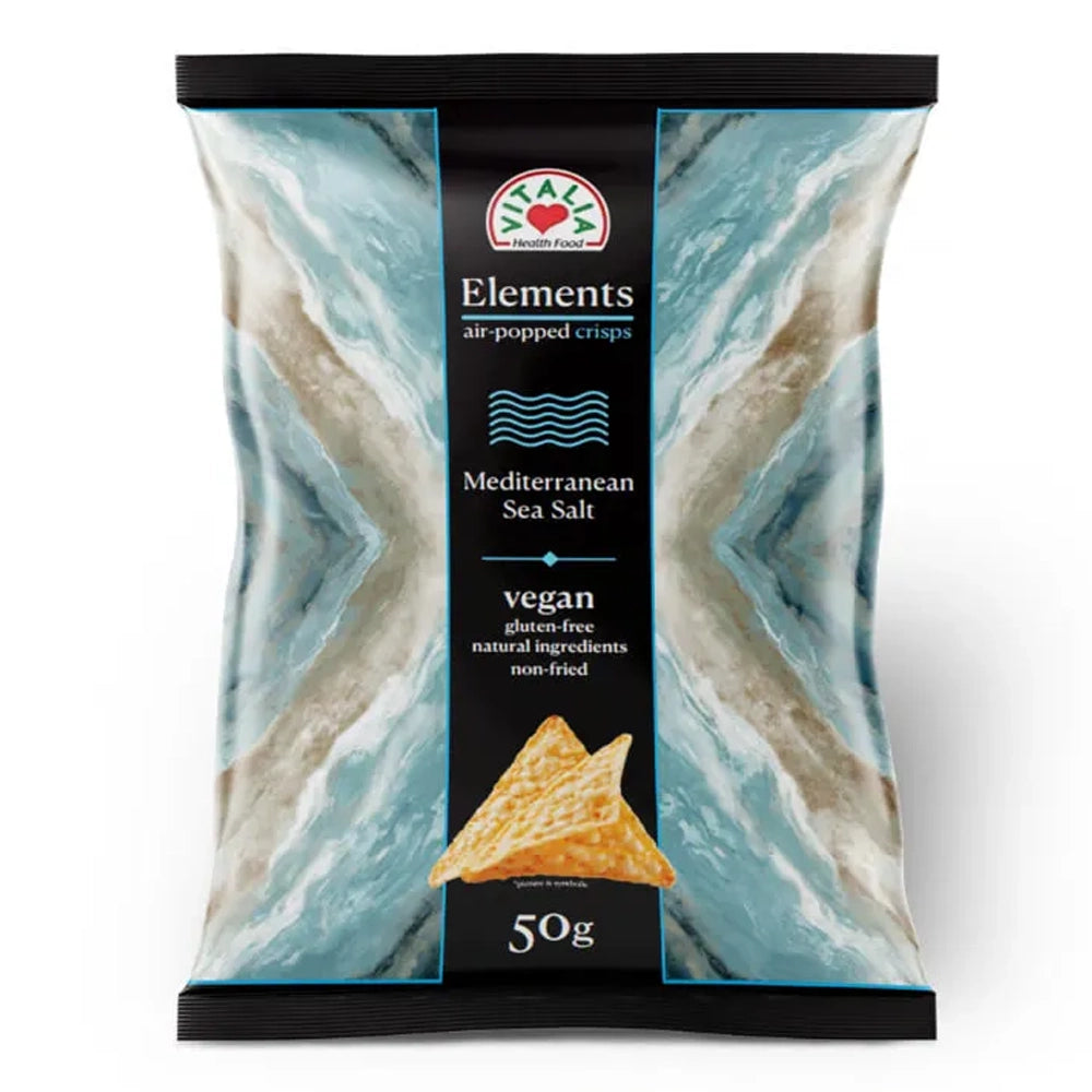 Vitalia Health Food Air-Popped Chips Mediteranian Salt - 50g