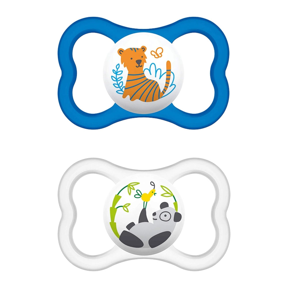 Lot de 2 Sucettes MAM Air 6M+ - Tigre & Panda