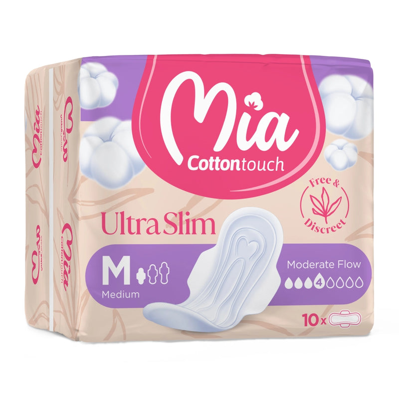 Mia Cotton Touch Ultra Slim Medium - 10 Pièces
