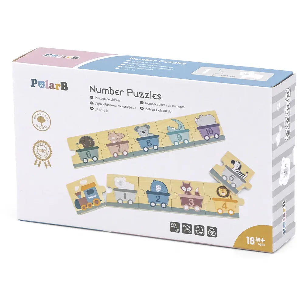 Viga Toys PolarB Puzzle de Chiffres 18M+