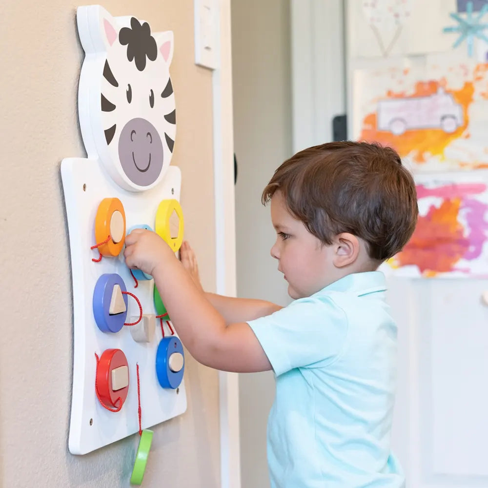Viga Toys Jeu mural Associer les Formes - 18m+