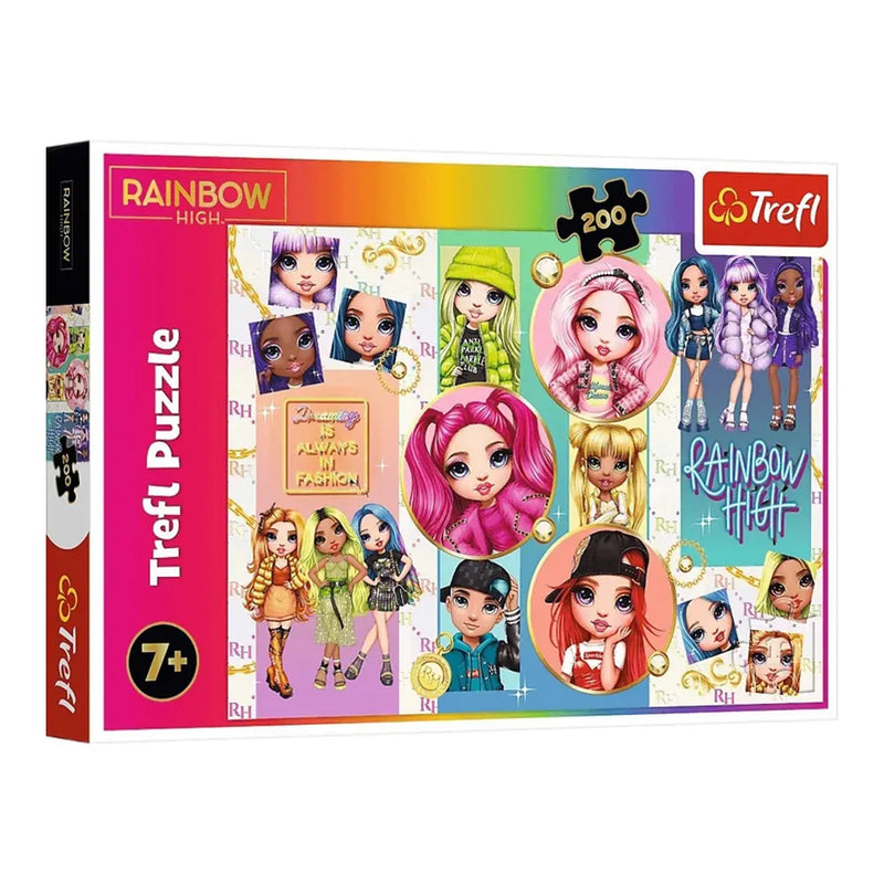 Trefl Puzzle Rainbow High 200 Pièces - 7A+