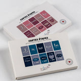 Cartes Étapes - Premières Fois de Bébé Rose