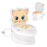 Pilsan Siège de Toilette Éducatif pour Bébé 18M+ - Chat