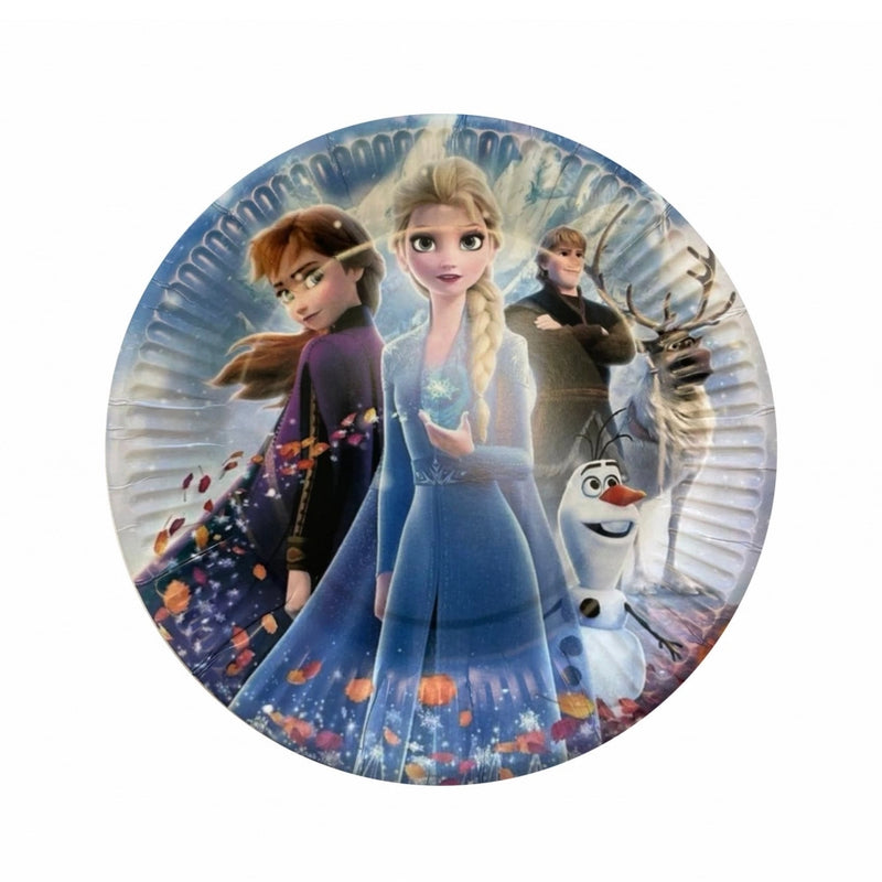 Pack De 10 Assiettes en Papier - Frozen