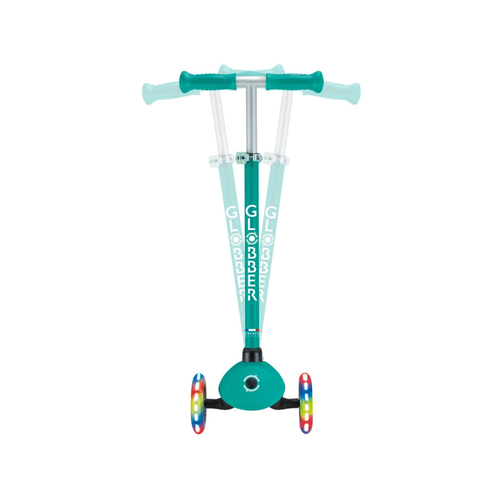 Globber Primo Lights Scooter - Pastel Mint