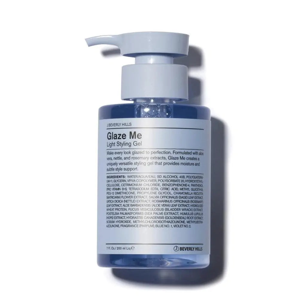 J Beverly Hills Glaze Me Gel Coiffant Brillance & Hydratation 200ml