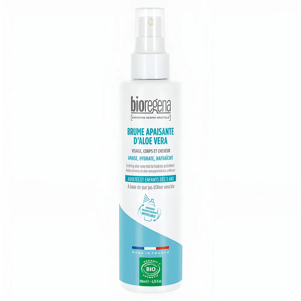 Bioregena Spray Solaire BIO SPF50 Enfant 90ml + Brume Apaisante d'Aloe Vera 200ml -50%