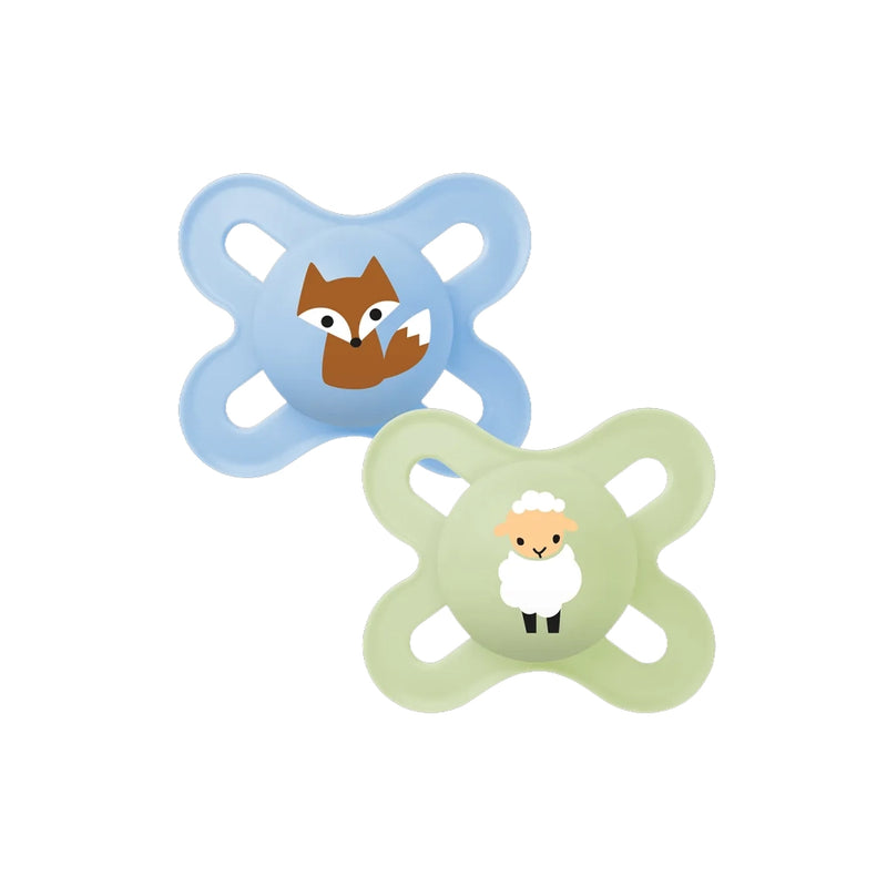 Set of 2 MAM Start Forest Pacifiers 0-2 months