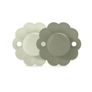 Suavinex Pack de 2 Sucettes Physiologique 6-18M - Aqua & Green