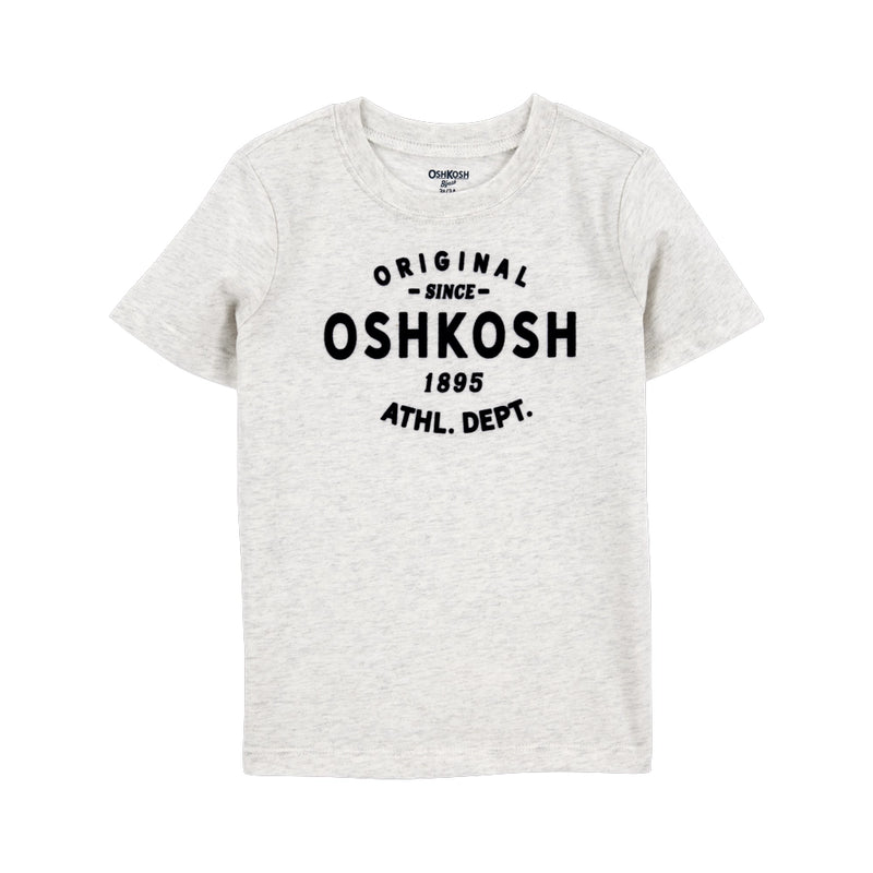 T-shirt à Graphique avec Logo OshKosh Garçon - Blanc