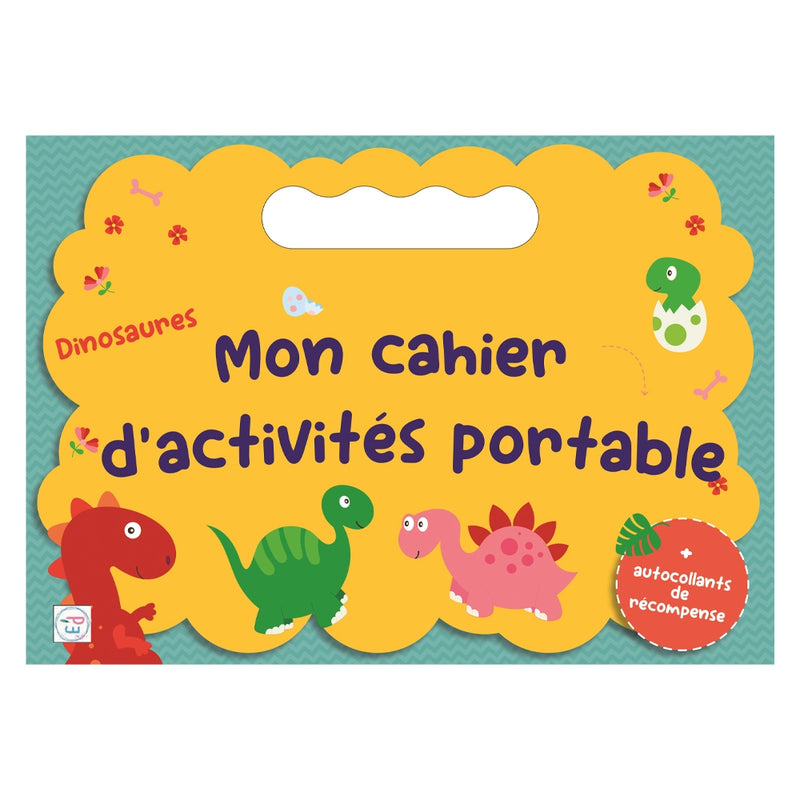 Mi Cuaderno de Actividades Portátil - Dinosaurios